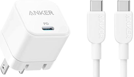 Anker Fast Charger, Foldable, 20W, TYPE-C Cable - Image 2